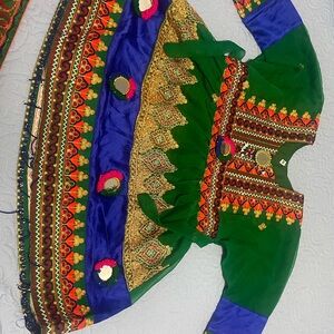 Vibrant Multicolor Traditional Dress